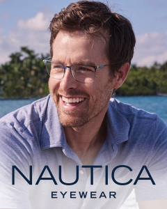 a smiling man wearing Nautica glasses